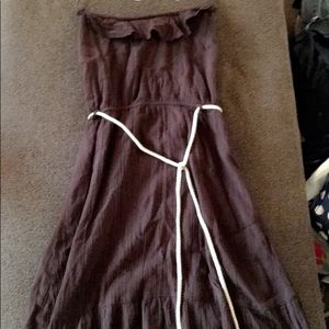 Brown Halter Dress